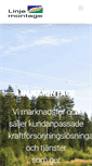Mobile Screenshot of linjemontage.se